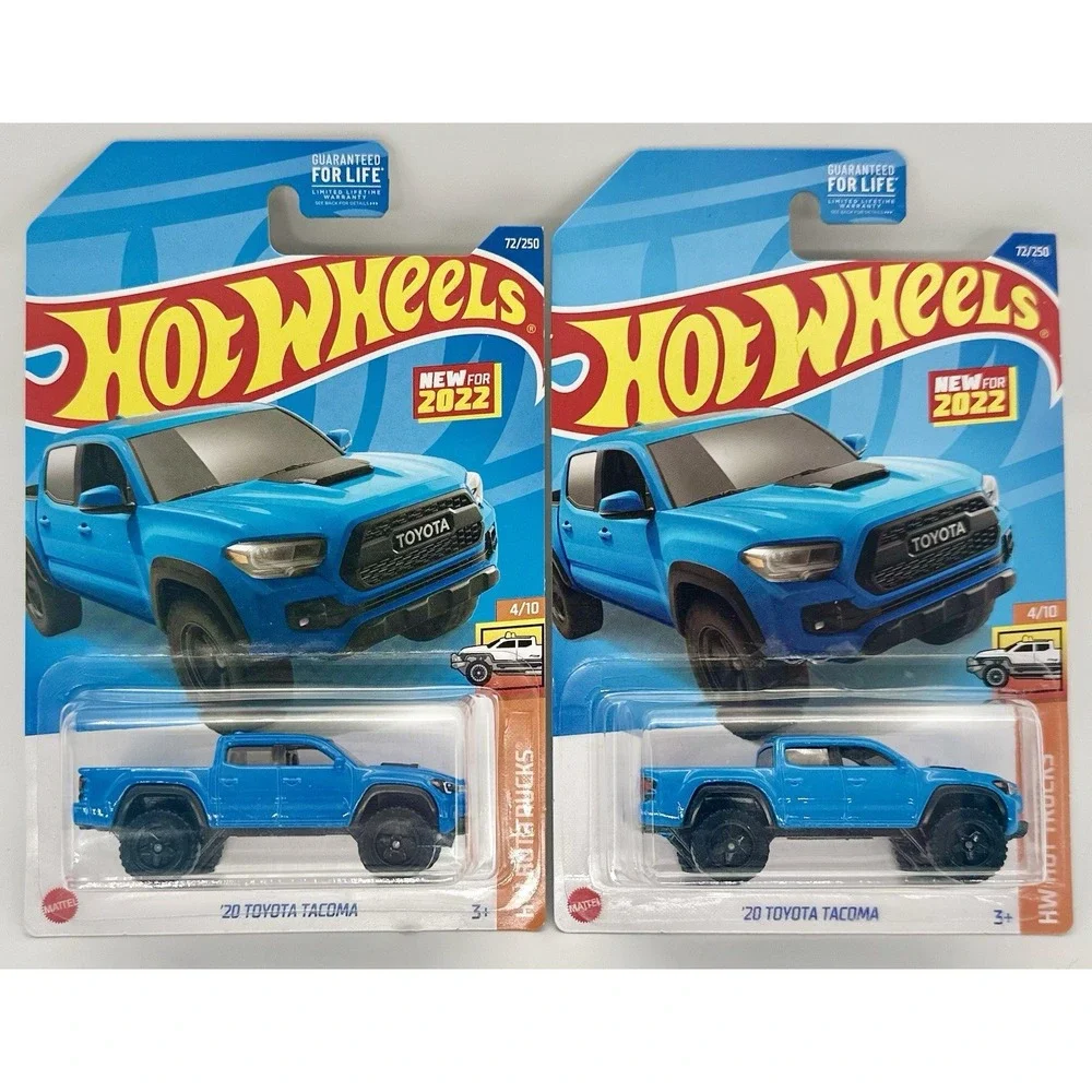 Hot Wheels '20 Toyota Tacoma Lot of 3 Red Short Card Blue HW Hot Trucks 2022 NEW